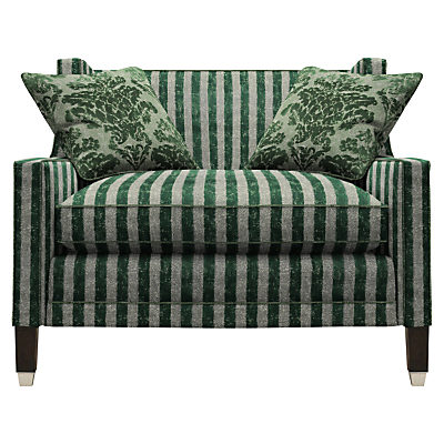 Duresta Grayson Reading Chair, Umber Leg Scirocco Stripe Emerald Duresta Grayson Reading Chair, Umber Leg Scirocco Stripe Emerald